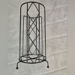 Black Metal Wire TP Holder